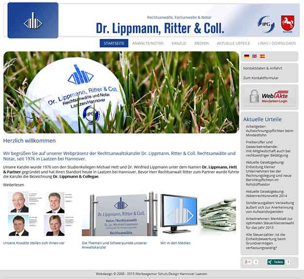Webdesign Rechtsanwalt Rechtsanwälte Rechtsanwaltskanzlei